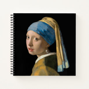 Johannes Vermeer - Meisje met een parel Notitieboek