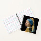 Johannes Vermeer - Meisje met een parel Notitieboek (Binnen)