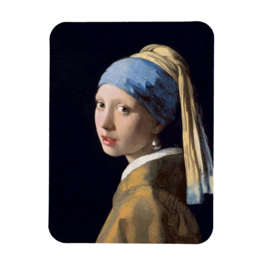 JOHANNES VERMEER - Meisje met een parel oorbel 166 Magneet (Verticaal)