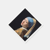 JOHANNES VERMEER - Meisje met een parel oorbel 166 Servetten (Hoek)