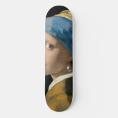 Johannes Vermeer - Meisje met een parel Persoonlijk Skateboard (Voorkant)