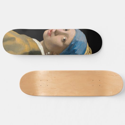 Johannes Vermeer - Meisje met een parel Persoonlijk Skateboard (Horizontaal)