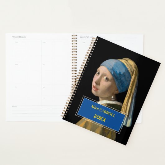 Johannes Vermeer - Meisje met een parel Planner (Display)