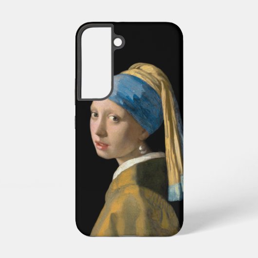Johannes Vermeer - Meisje met een parel Samsung Galaxy Hoesje (Achterkant)