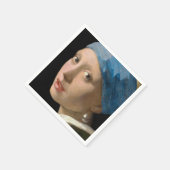 Johannes Vermeer - Meisje met een parel Servet (Hoek)