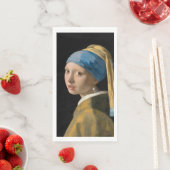 Johannes Vermeer - Meisje met een parel Servet (Insitu)