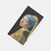 Johannes Vermeer - Meisje met een parel Servet (Hoek)