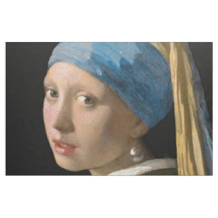 Johannes Vermeer - Meisje met een parel Stof