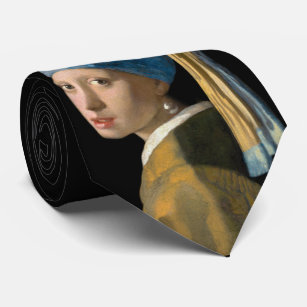 Johannes Vermeer - Meisje met een parel Stropdas