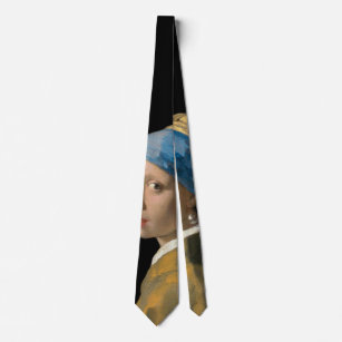 Johannes Vermeer - Meisje met een parel Stropdas