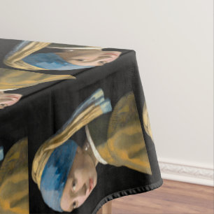 Johannes Vermeer - Meisje met een parel Tafelkleed