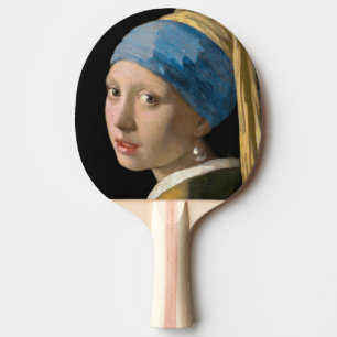 Johannes Vermeer - Meisje met een parel Tafeltennisbatje