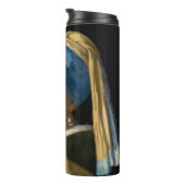 Johannes Vermeer - Meisje met een parel Thermosbeker (Geroteerd rechts)