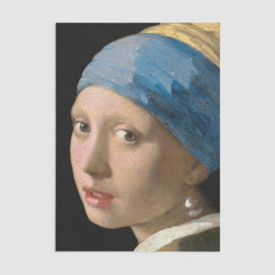 Johannes Vermeer - Meisje met een parel Tissuepapier