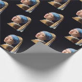 JOHANNES VERMEER - Meisje met een parel van 1665 Cadeaupapier (Hoek)