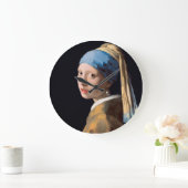 JOHANNES VERMEER - Meisje met een parel van 1665 Grote Klok (Huis)