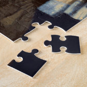 JOHANNES VERMEER - Meisje met een parel van 1665 Legpuzzel (Zijkant)