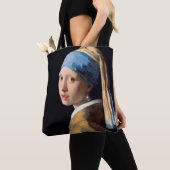 JOHANNES VERMEER - Meisje met een parel van 1665 Tote Bag (Dichtbij)