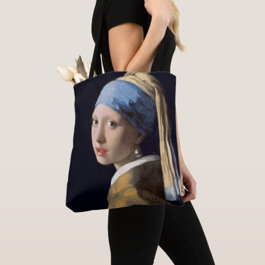 JOHANNES VERMEER - Meisje met een parel van 1665 Tote Bag (Dichtbij)
