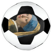 Johannes Vermeer - Meisje met een parel Voetbal (Gedraaid)