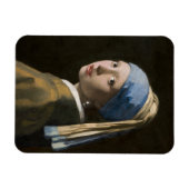 Johannes Vermeer, Meisje met een parelaar Magneet (Horizontaal)