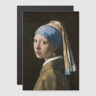Johannes Vermeer, Meisje met een parelaar Magnetische Uitnodiging