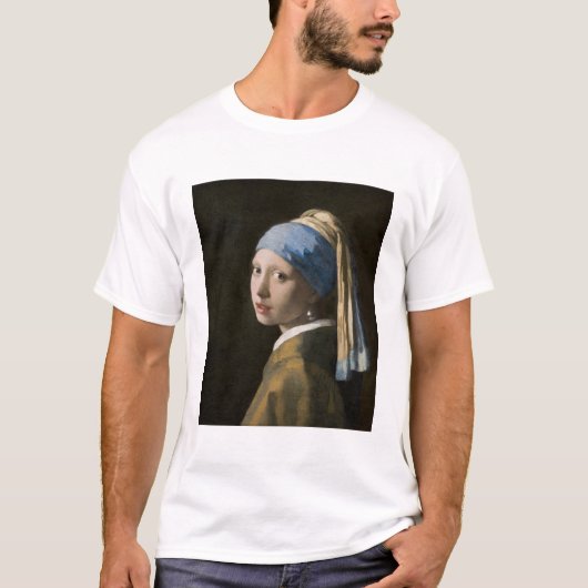 Johannes Vermeer, Meisje met een parelaar T-shirt (Voorkant)