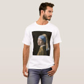 Johannes Vermeer, Meisje met een parelaar T-shirt (Voorkant volledig)