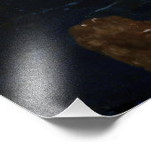 Johannes Vermeer - Meisje met een rood Pet Foto Afdruk (Hoek)