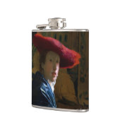 Johannes Vermeer - Meisje met een rood Pet Heupfles (Links)