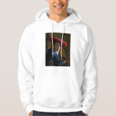 Johannes Vermeer - Meisje met een rood Pet Hoodie (Voorkant)