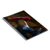 Johannes Vermeer - Meisje met een rood Pet Notitieboek (Rechterzijde)