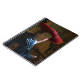 Johannes Vermeer - Meisje met een rood Pet Notitieboek (Linkerzijde)