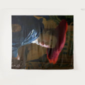 Johannes Vermeer - Meisje met een rood Pet Wandkleed (Voorkant (horizontaal))