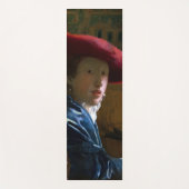 Johannes Vermeer - Meisje met een rood Pet Yogamat (Voorkant)