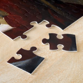Johannes Vermeer - Meisje onderbroken bij haar muz Legpuzzel (Zijkant)