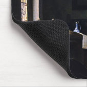 Johannes Vermeer - Meisje onderbroken bij haar muz Muismat (Hoek)