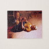 Johannes Vermeer - Milk maid puzzle Legpuzzel (Horizontaal)