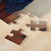 Johannes Vermeer. Milkmaïde. kunst Legpuzzel (Zijkant)