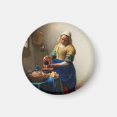 Johannes Vermeer. Milkmaïde.  kunst Magneet (Voorkant)
