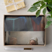 Johannes Vermeer. Milkmaïde.  kunst Tissuepapier (Geschenk)