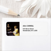 Johannes Vermeer - Mistress en Maid Etiket (Insitu)