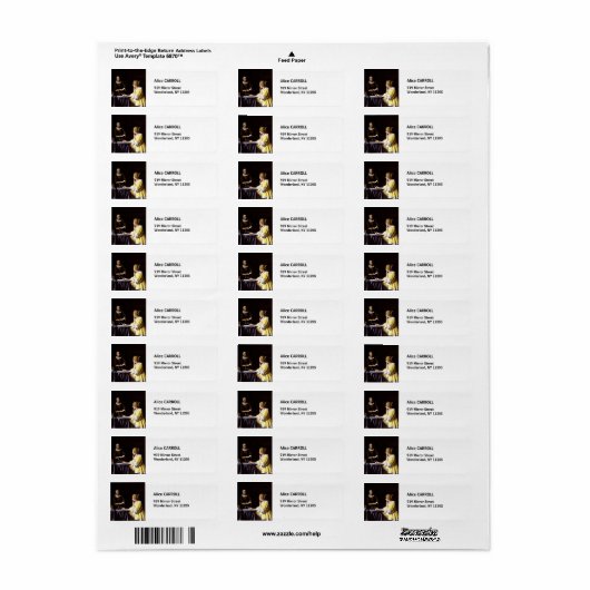 Johannes Vermeer - Mistress en Maid Etiket (Full Sheet)