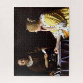 Johannes Vermeer - Mistress en Maid Legpuzzel (Verticaal)