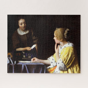 Johannes Vermeer - Mistress en Maid Legpuzzel