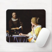 Johannes Vermeer - Mistress en Maid Muismat (Met muis)