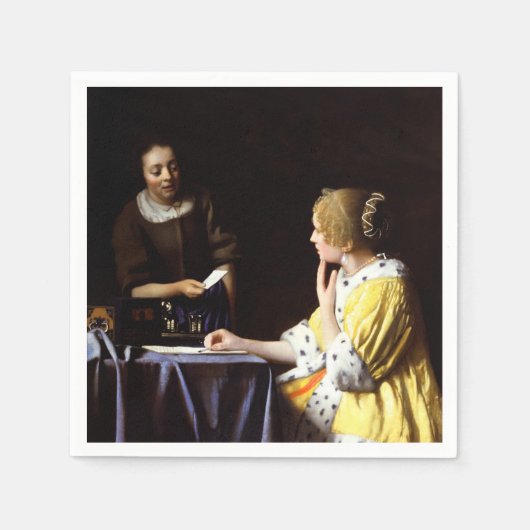Johannes Vermeer - Mistress en Maid Servet (Voorkant)