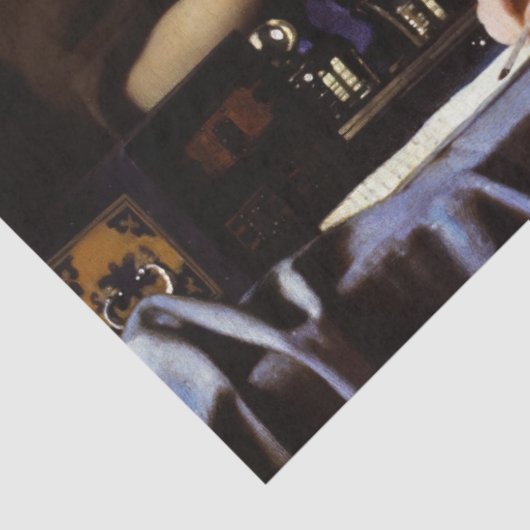 Johannes Vermeer - Mistress en Maid Tissuepapier (Detail)