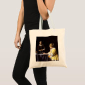 Johannes Vermeer - Mistress en Maid Tote Bag (Voorkant (product))