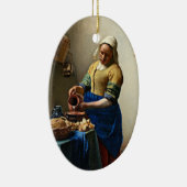 Johannes Vermeer schilderij, The Milkmaid, Keramisch Ornament (Rechts)